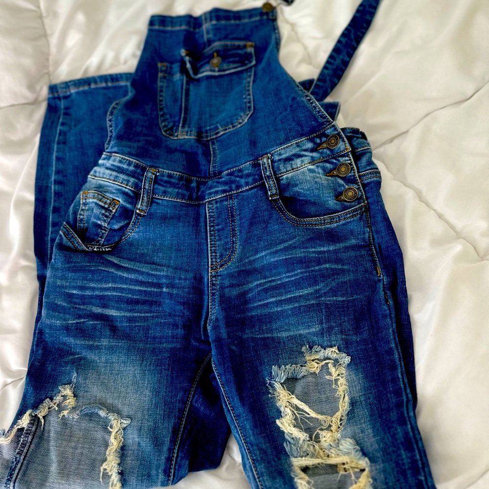 Overall jeans